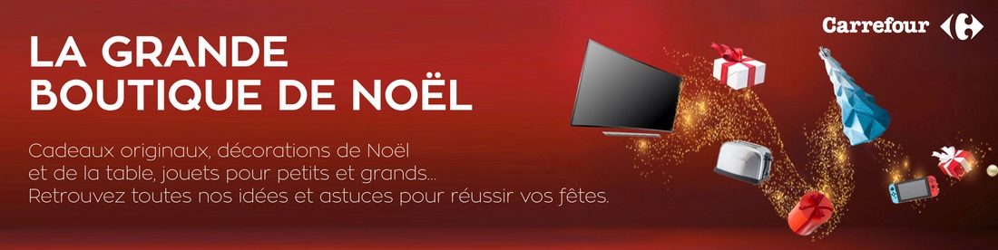Découvrez la grande boutique de Noël Carrefour