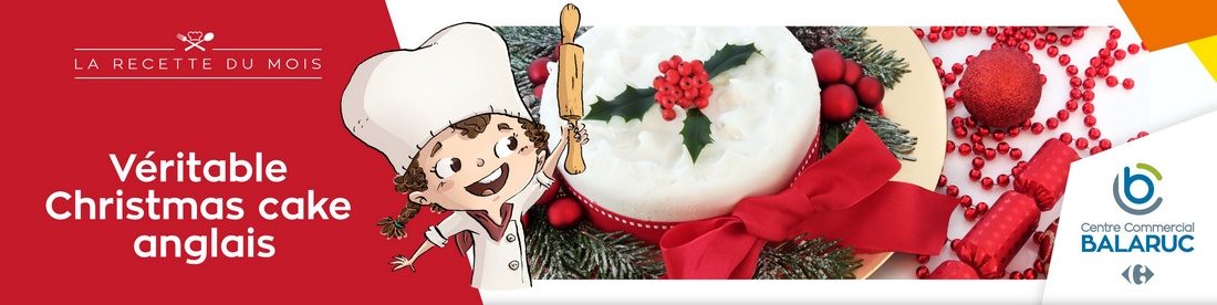 Recette du mois : véritable Christmas cake anglais