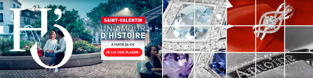 Saint-Valentin : découvrez la collection Histoire d’Or