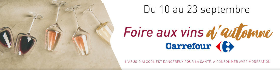 Carrefour : foire aux vins d’automne 2019