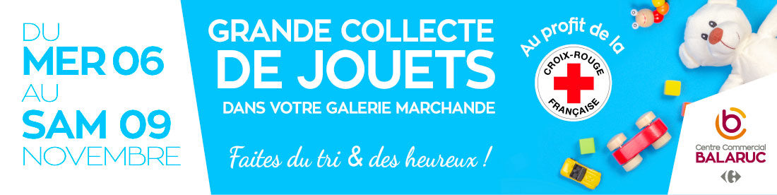 Grande collecte de jouets pour La Croix Rouge !