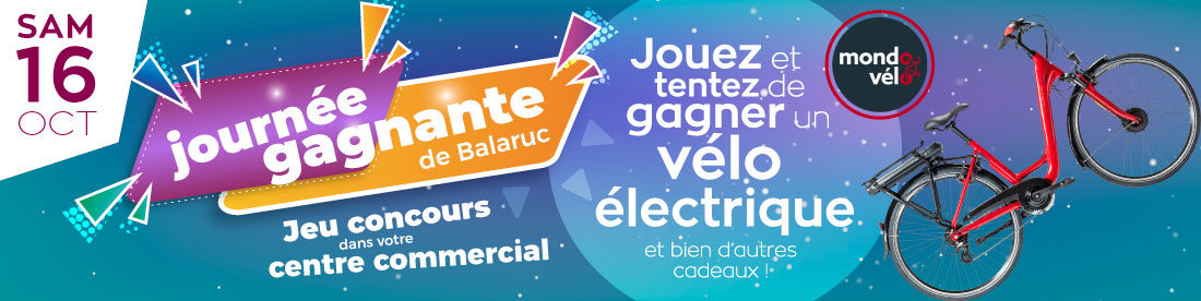 Participez à la journée gagnante de votre centre commercial !