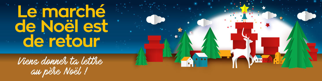 Le marché de Noël est de retour !